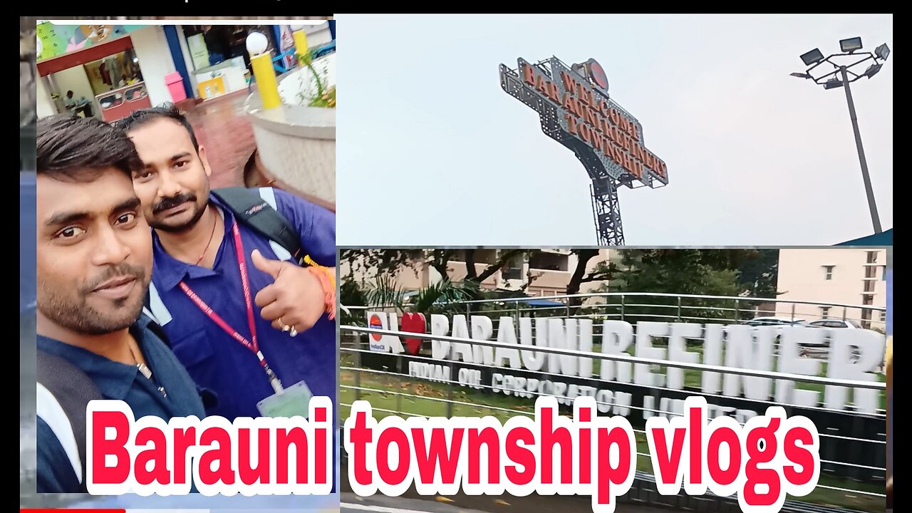 Travle vlogs video || begusarai market and barauni town ship travle