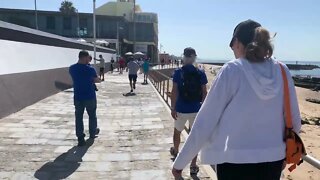 VEJA O PAREDÃO DE CASCAIS | caminhada na PRAIA