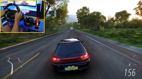 MAZDA 323 GT-R - FORZA HORIZON 5 - Steering Wheel + Shifter G29
