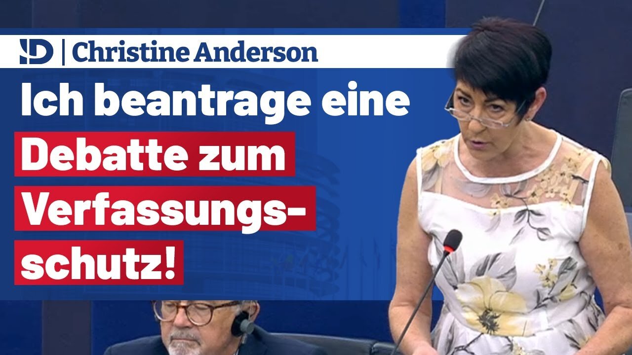 MdEP 𝐂𝐡𝐫𝐢𝐬𝐭𝐢𝐧𝐞 𝐀𝐧𝐝𝐞𝐫𝐬𝐨𝐧 ▶️ Ich beantrage eine Debatte zum Verfassungsschutz!🙈🐑🐑🐑 COV ID1984