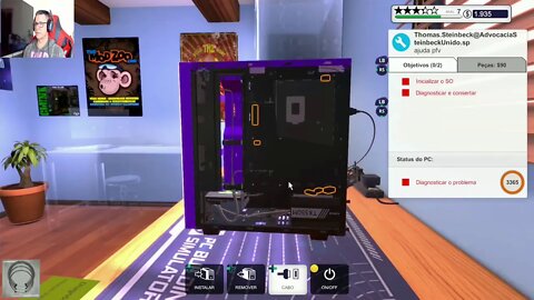 PC BUILDING SIMULATOR #19 ANDO FEITO UM INFORMÁTICO VAI LÁ VAI