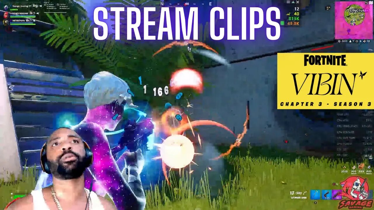 FORTNITE [LIVE] STREAM CLIPS CHAPTER 3 SEASON 3