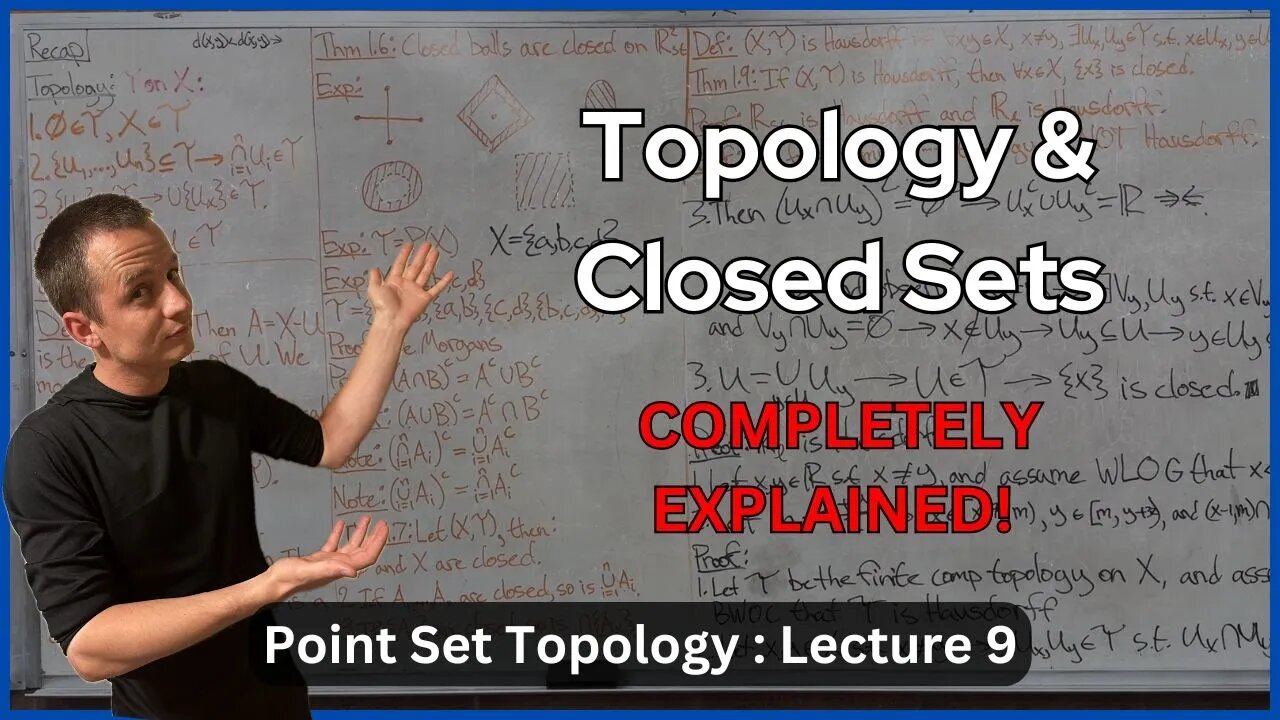 Lecture 9 (Topology) Closed Sets