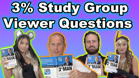 What Are Your 3% Study Group Viewer Questions?