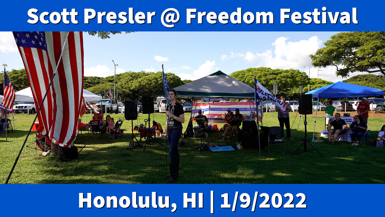 Scott Presler @ Freedom Festival in Honolulu, Hawaii | 1/9/2022