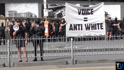 Nazis Crash No To Voice Rally in Melbourne 23rd September 2023