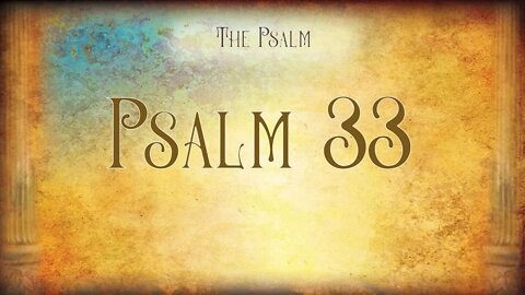 Psalm 33