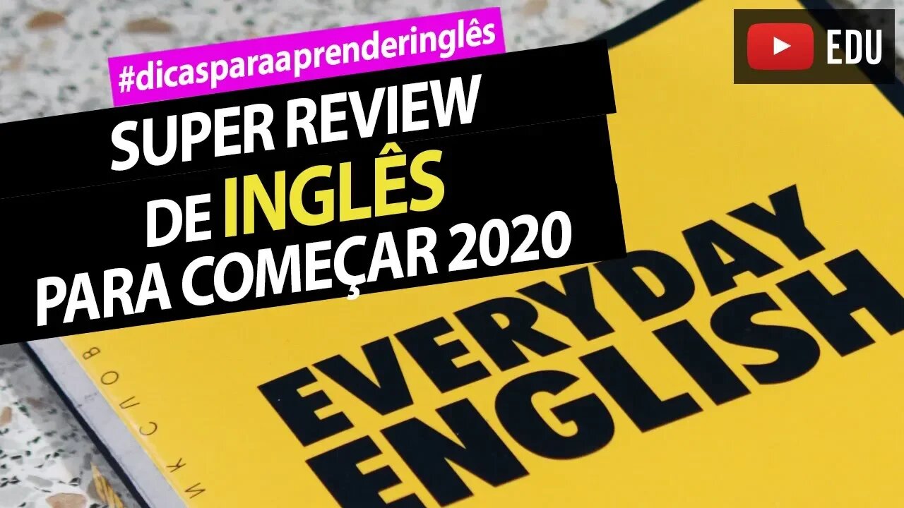 Como retomar os estudos depois de uma pausa - Voltar a estudar inglês em 2020