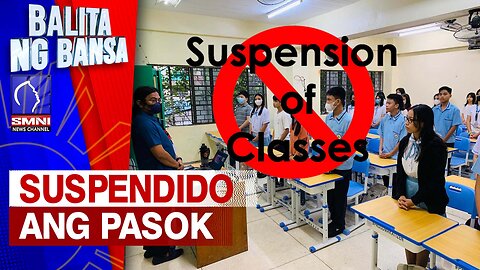 Pasok sa ilang paaralan, suspendido parin dahil sa bagyong goring