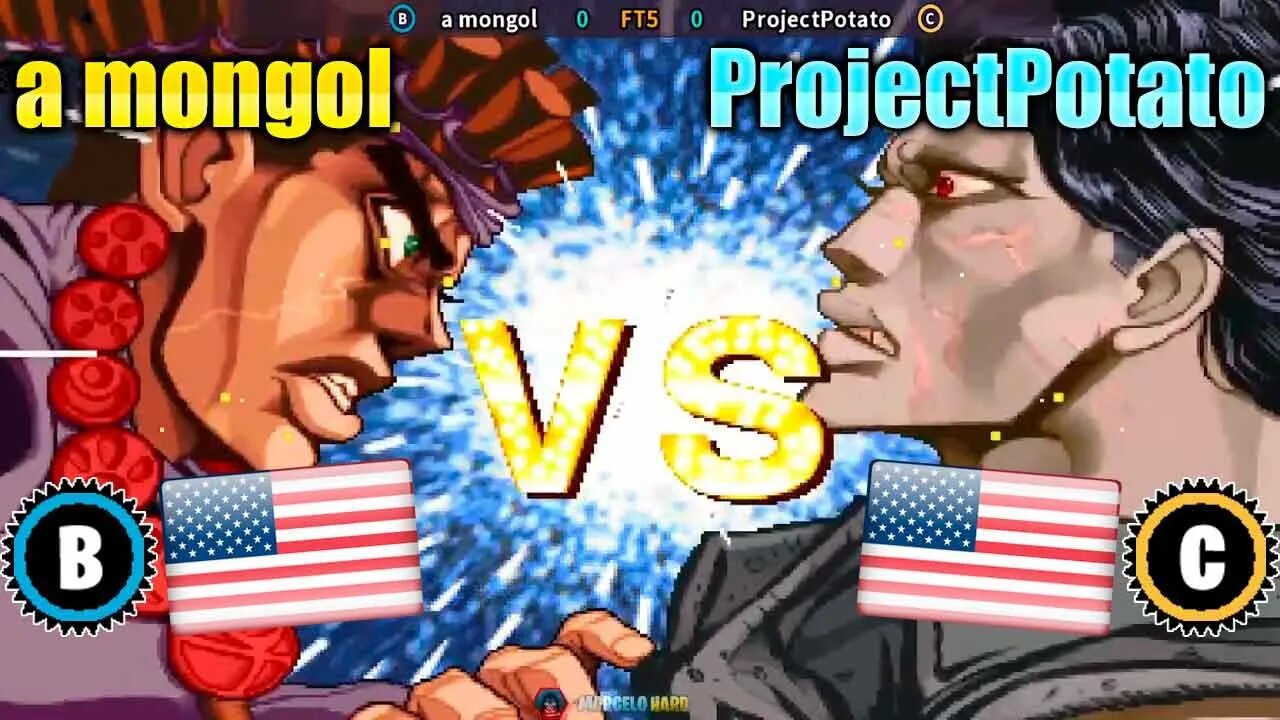 JoJo's Bizarre Adventure (a mongol Vs. ProjectPotato) [U.S.A. Vs. U.S.A.]