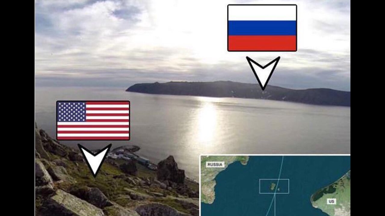 Russia and the USA are only 2 miles away from each other