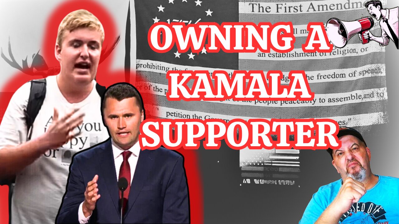 Charlie Kirk DEBUNKS LIBERAL on Kamala POLICIES