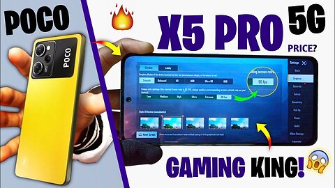 Poco x5 pro 5g bgmi gameplay