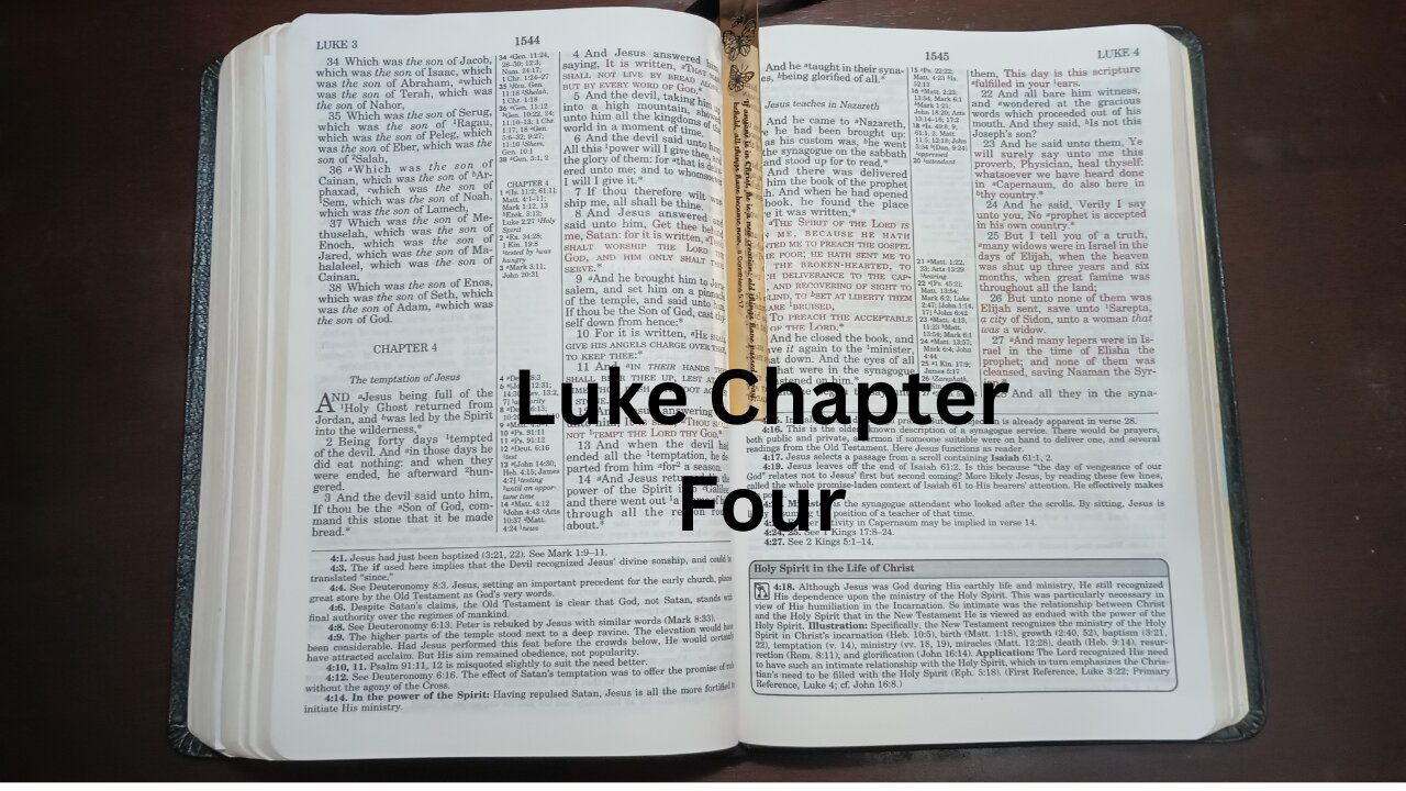 Luke Chapter 4 The Temptation.