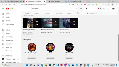 ROCKIN 101 IS SUBBED TO STEEL TOE