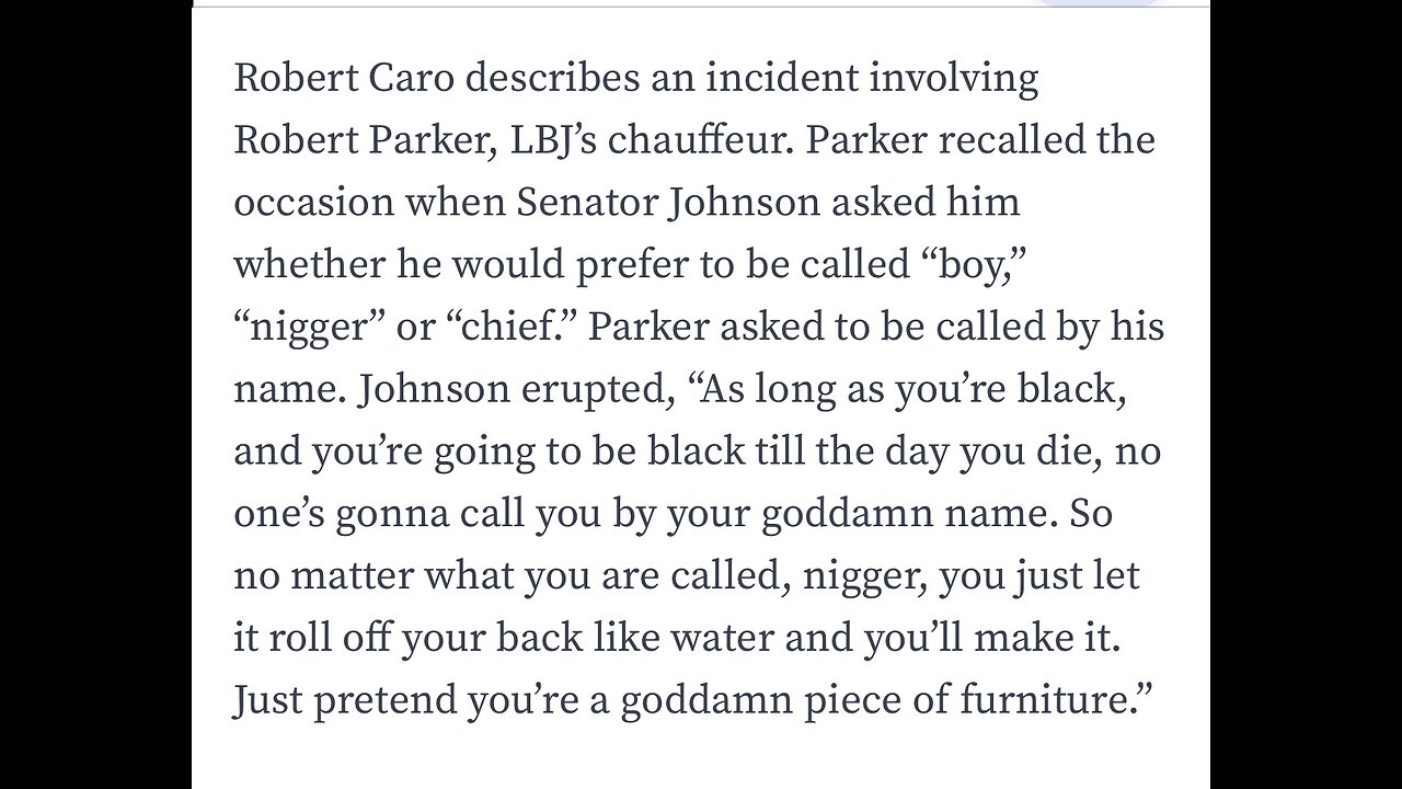 TOP 50 REASONS BLACKS SHOULD VOTE REPUBLICAN (#7) LBJ