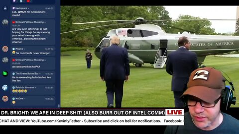 The Lie-Stream. Trump "Yellicopter Moments". Join us to chat.