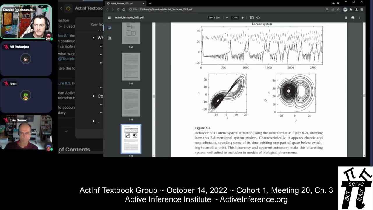 ActInf Textbook Group ~ Cohort 1 ~ Meeting 20 (Chapter 8, part 2)