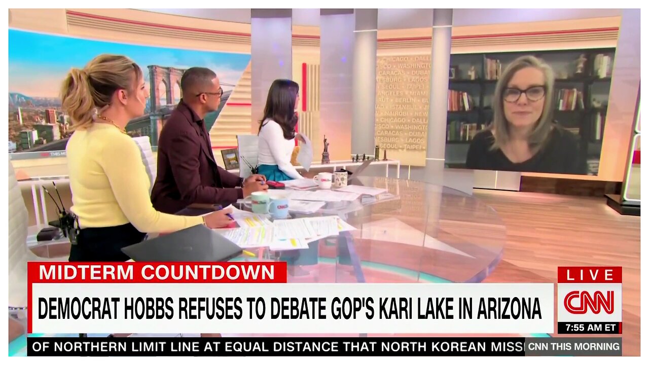 Even CNN is challenging Katie Hobbs on her refusing to debate Kari Lake
