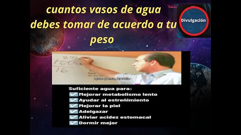 cuantos vasos de agua debes tomar de acuerdo a tu peso