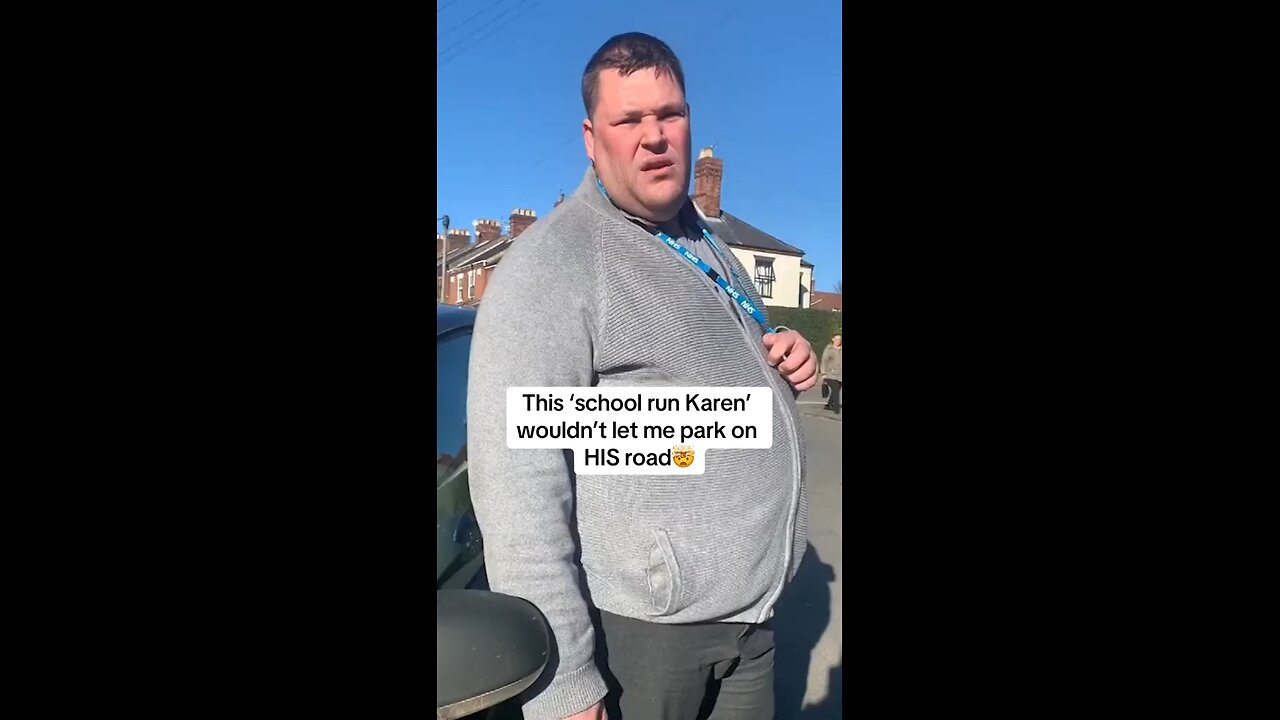 This school run 'busy body' did not want parents parking on 'his' road