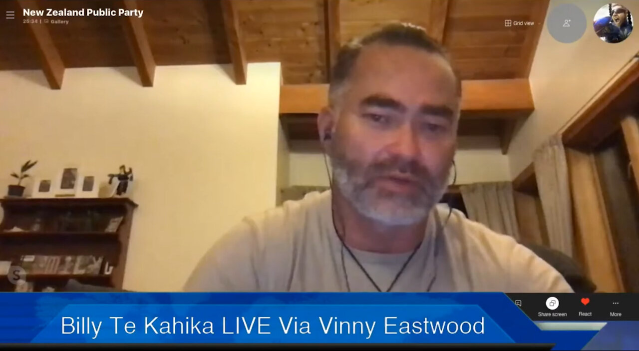 EMERGENCY NZ Freedom Fighters Announcement, Billy Te Kahika via Vinny Eastwood - 30 December 2020