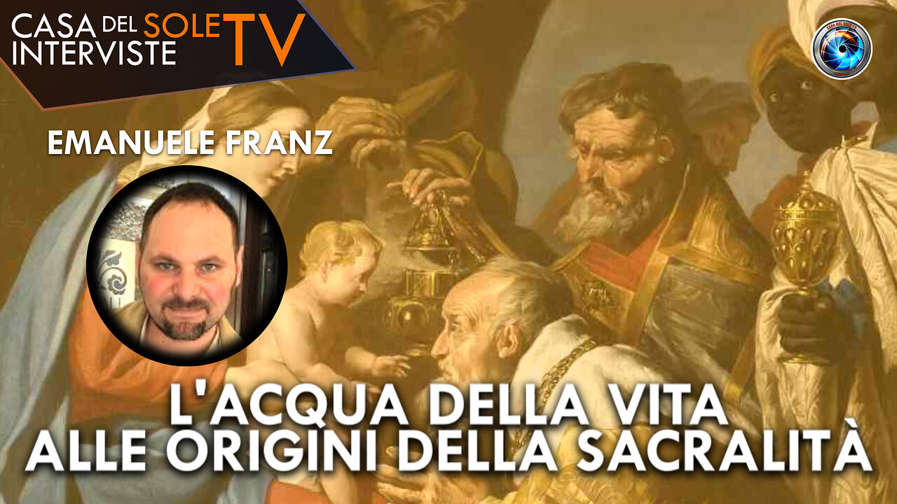 Emanuele Franz: l'acqua della vita alle origini della sacralità