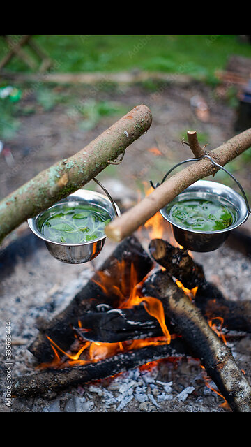 Primitive Cooking Survival Skills, Natural Cooking //Cooking meat in nature bbq // Simply Delicious