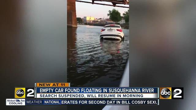 BMW found in Susquehanna River