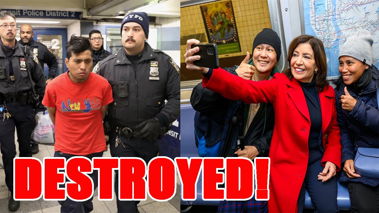 Kathy Hochul RIPPED for INSANE post! Man CONFIRMED as ILLEGAL that BURNED woman to DEATH on subway!