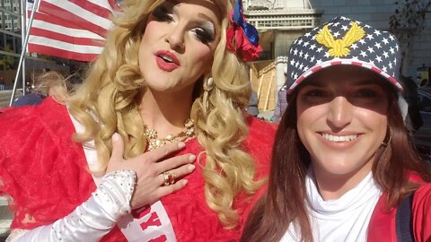 Lady MAGA Marched for Voter Integrity