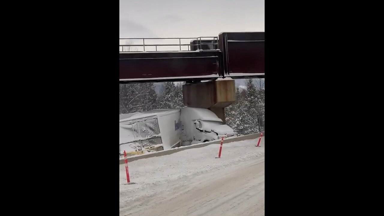 Truck Accident On Highway 5 British Columbia