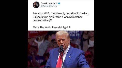 Only President That Did Not Start War In 84 Years (CC)