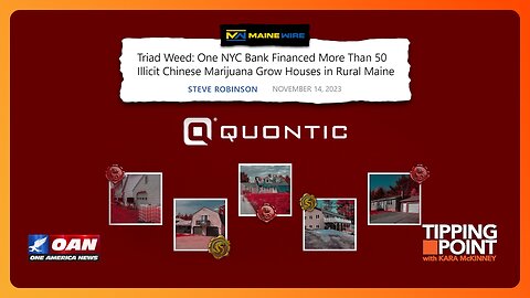 Quontic Bank Allegedly Facilitating Chinese Transnational Criminal Drug Houses | TIPPING POINT 🟧