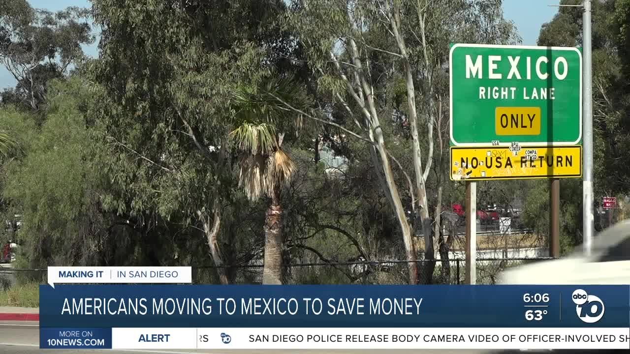 San Diegans moving to Mexico to save money