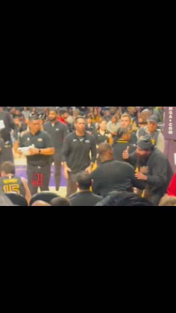 LeBron James Shoves A Fan Who Came Up To Him At A Game