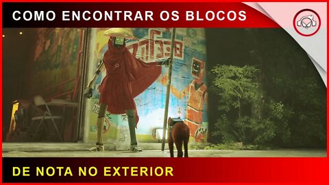 Stray, Como encontrar os blocos de nota no exterior | Super-dica