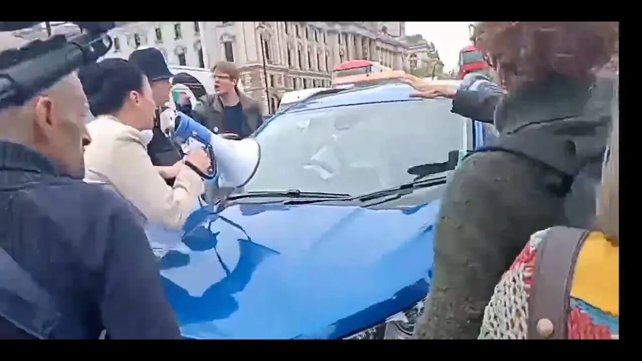 CONFIRMED: Tory MP Bob Blackman strikes Piers Corbyn with his car.
