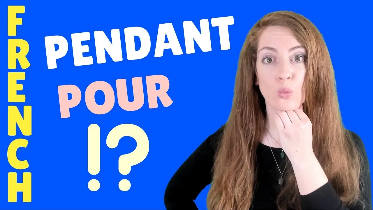 Durée en français : PENDANT, POUR, EN, DANS, DE..A, DU .... AU - Expressions de la durée