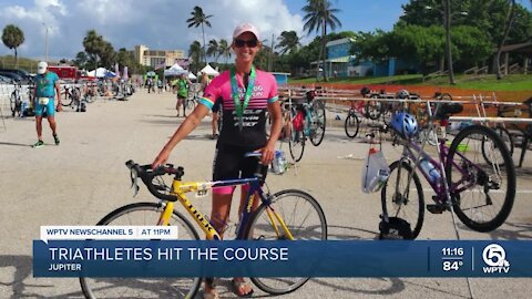 Triathletes hit the course in Jupiter