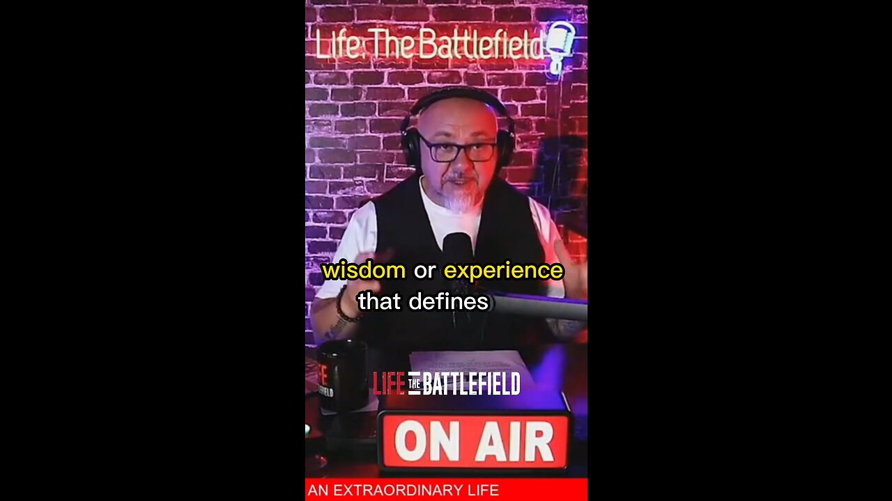 Wisdom or experience that define who ARE YOU today❓