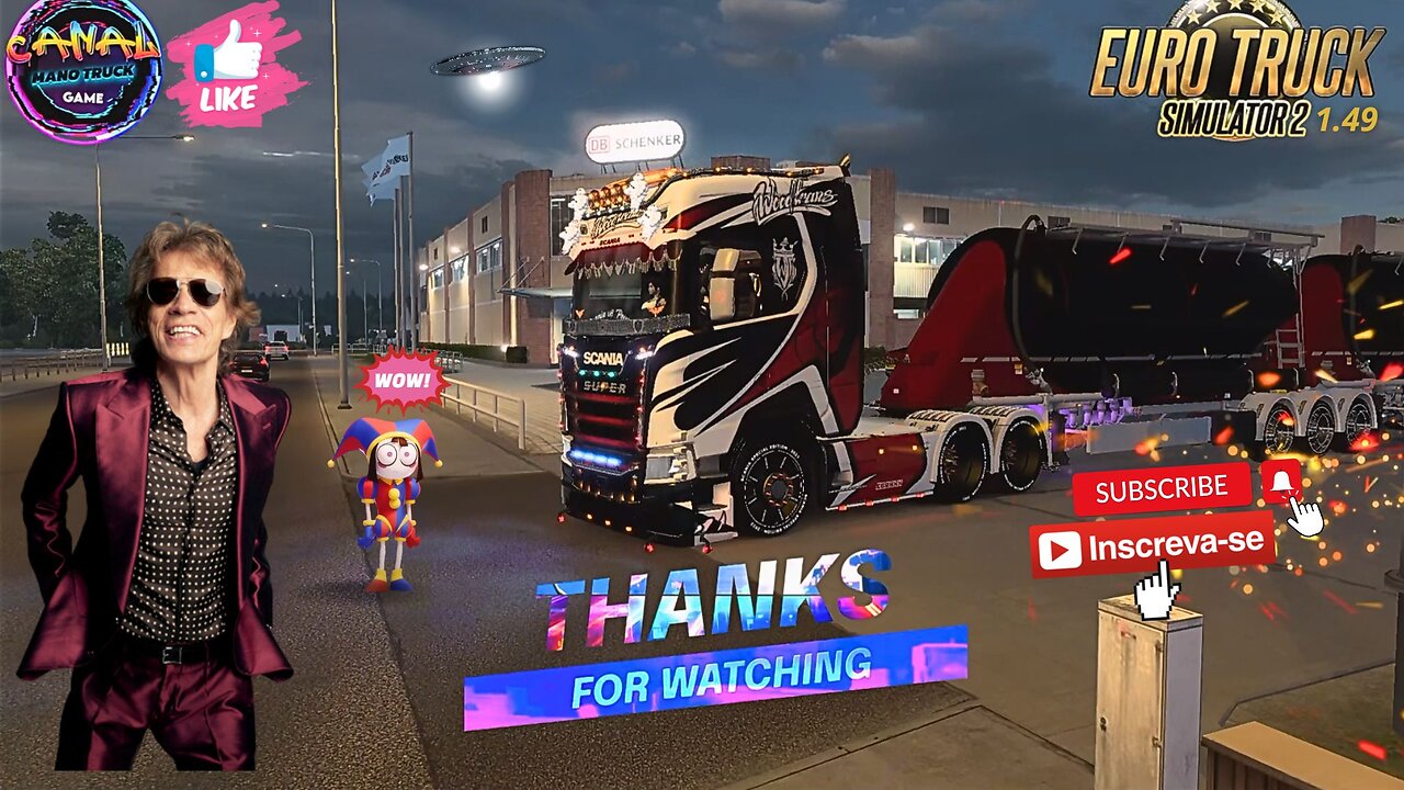 Ets2 1.49 - Scania S NG + Papa Smurf Digital Circus