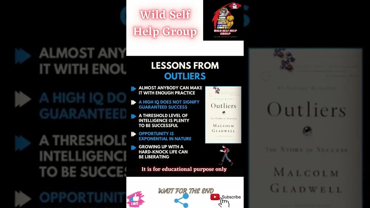 🔥Lessons form Outliers book🔥#shorts🔥#wildselfhelpgroup🔥11 May 2022🔥