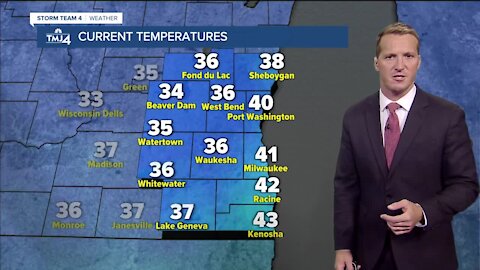 Melting snow with highs in the 40s on Monday