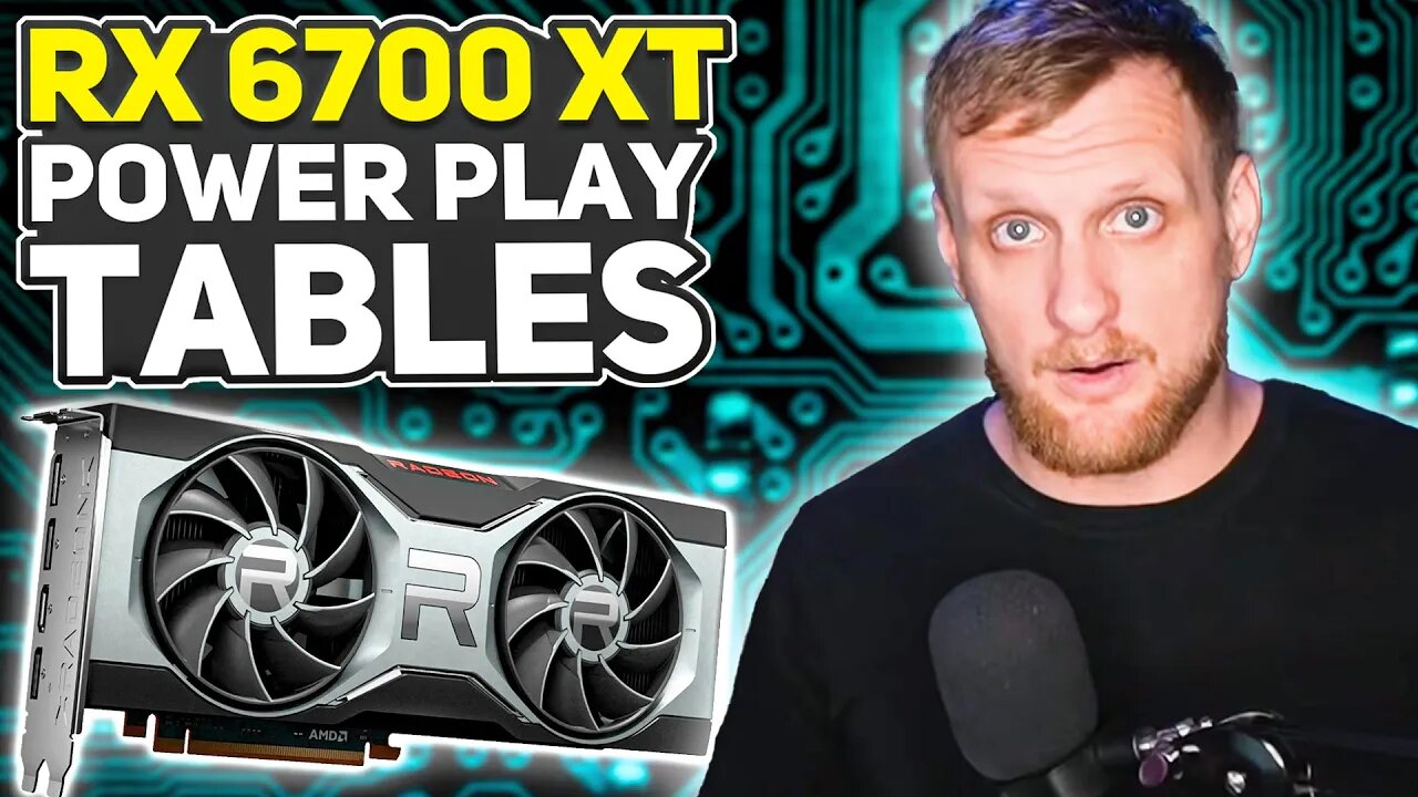 RX 6700XT Power Play Tables | 40w Drop While Mining Ethereum!