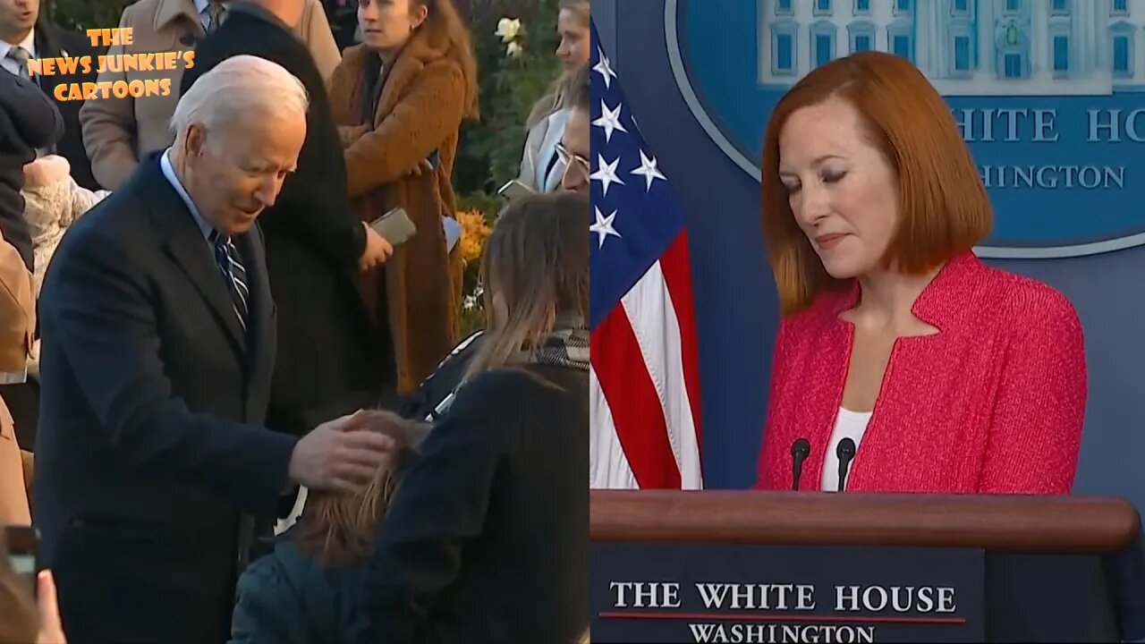 Psaki claims Biden wears mask to "model behavior," despite Biden routinely not wearing mask.