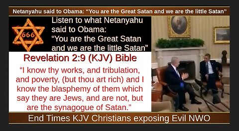 Netanyahu said to Obama: “You are the Great Satan and we are the little Satan”