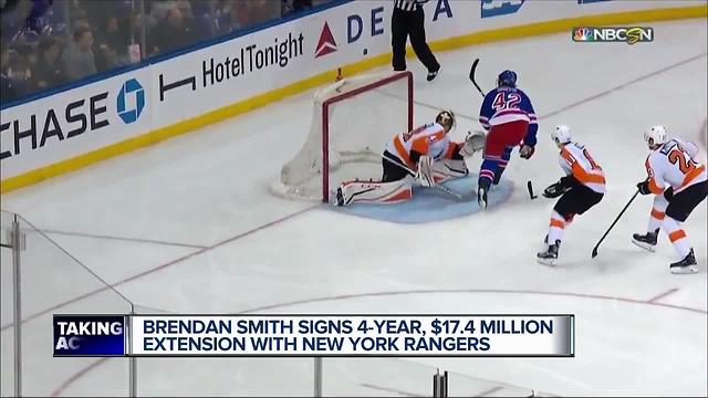 Rangers lock up former Red Wings defenseman Brendan Smith