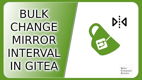 Change Gitea mirror interval for all repositories