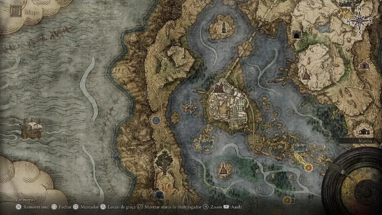 ELDEN RING localização da Chave da Academia de Raya Lucaria (Raya Lucaria Key)